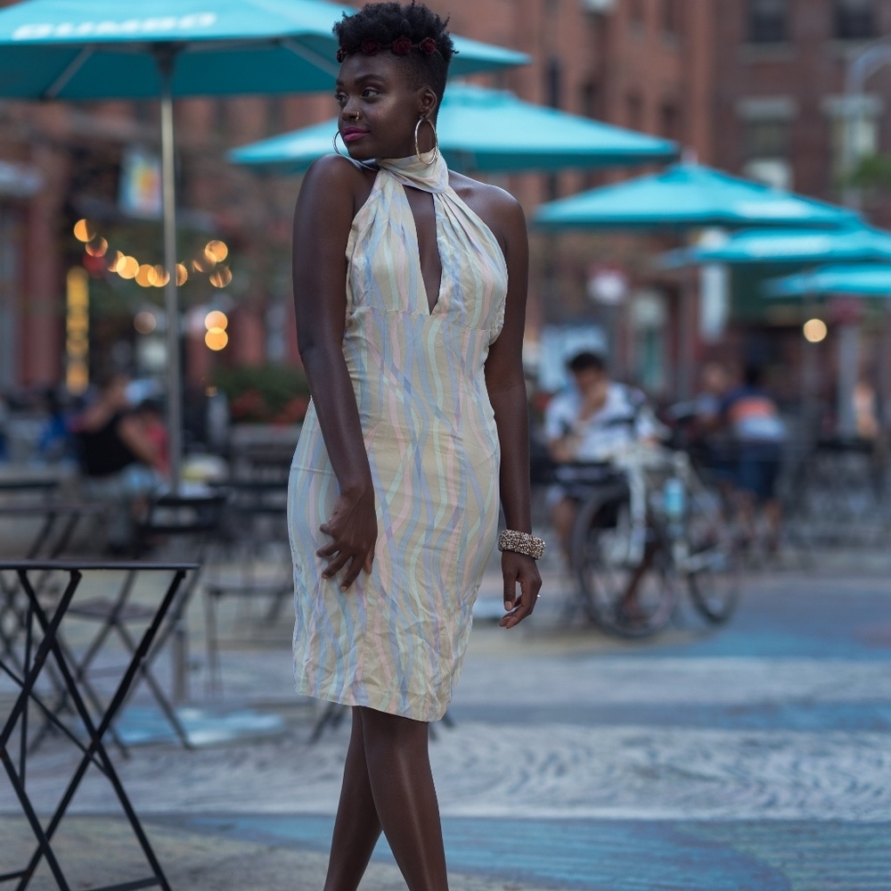 Pastel Halter Dress